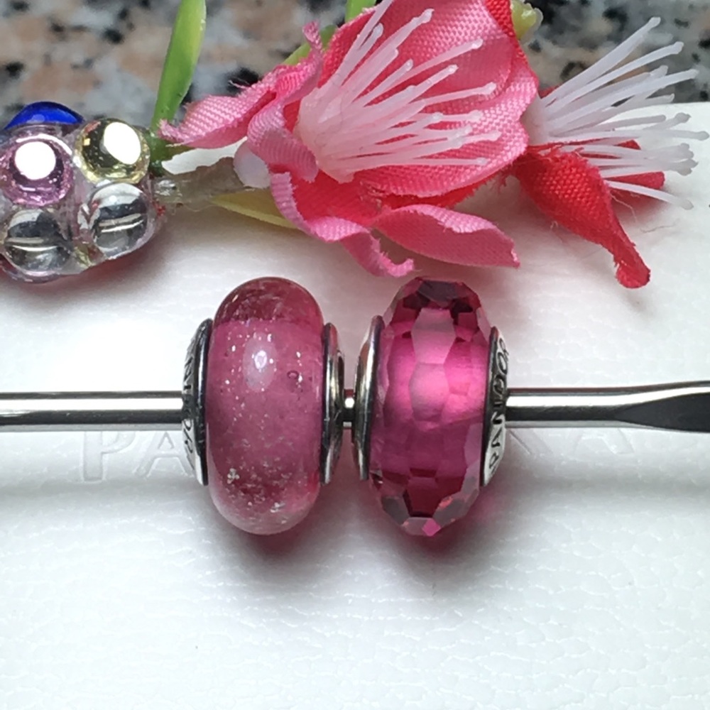 Pandora Charms Anna and shimmer..